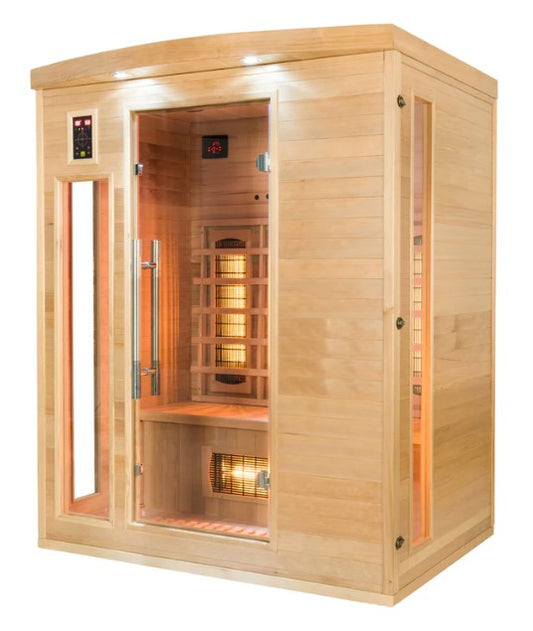 Apollon 3 Person Quartz Infrared Sauna